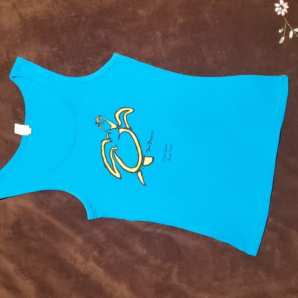 Cute Tank Top with Honu